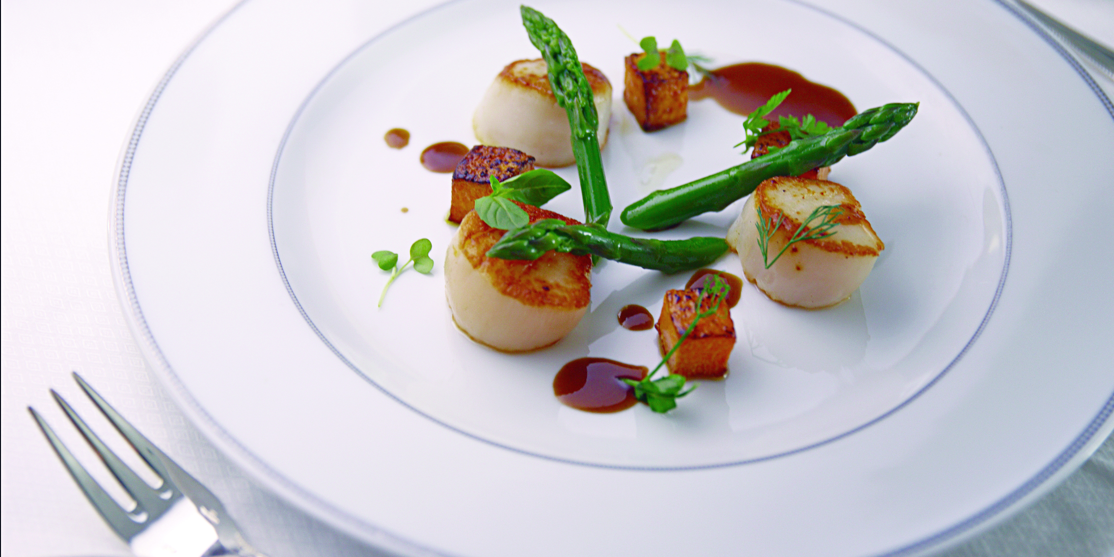 Scallops at Compass Rose Lunch